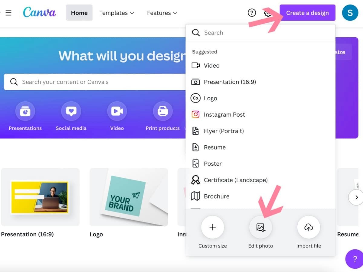 Cách chèn logo vào ảnh bằng Canva trên điện thoại, máy tính 