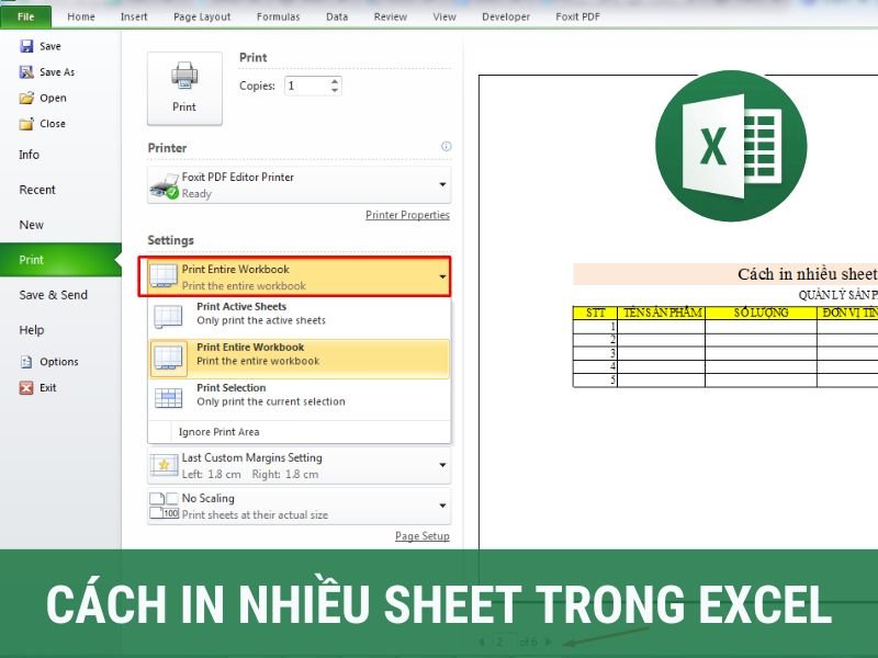 C ch in nhi u sheet trong excel n gi n nh t