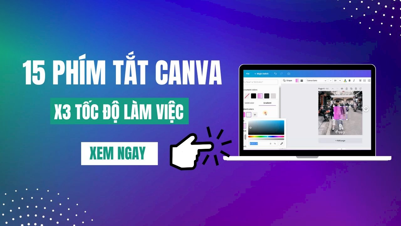 15 phím tắt Canva giúp tăng tốc thiết kế mà bạn nhất định phải biết 