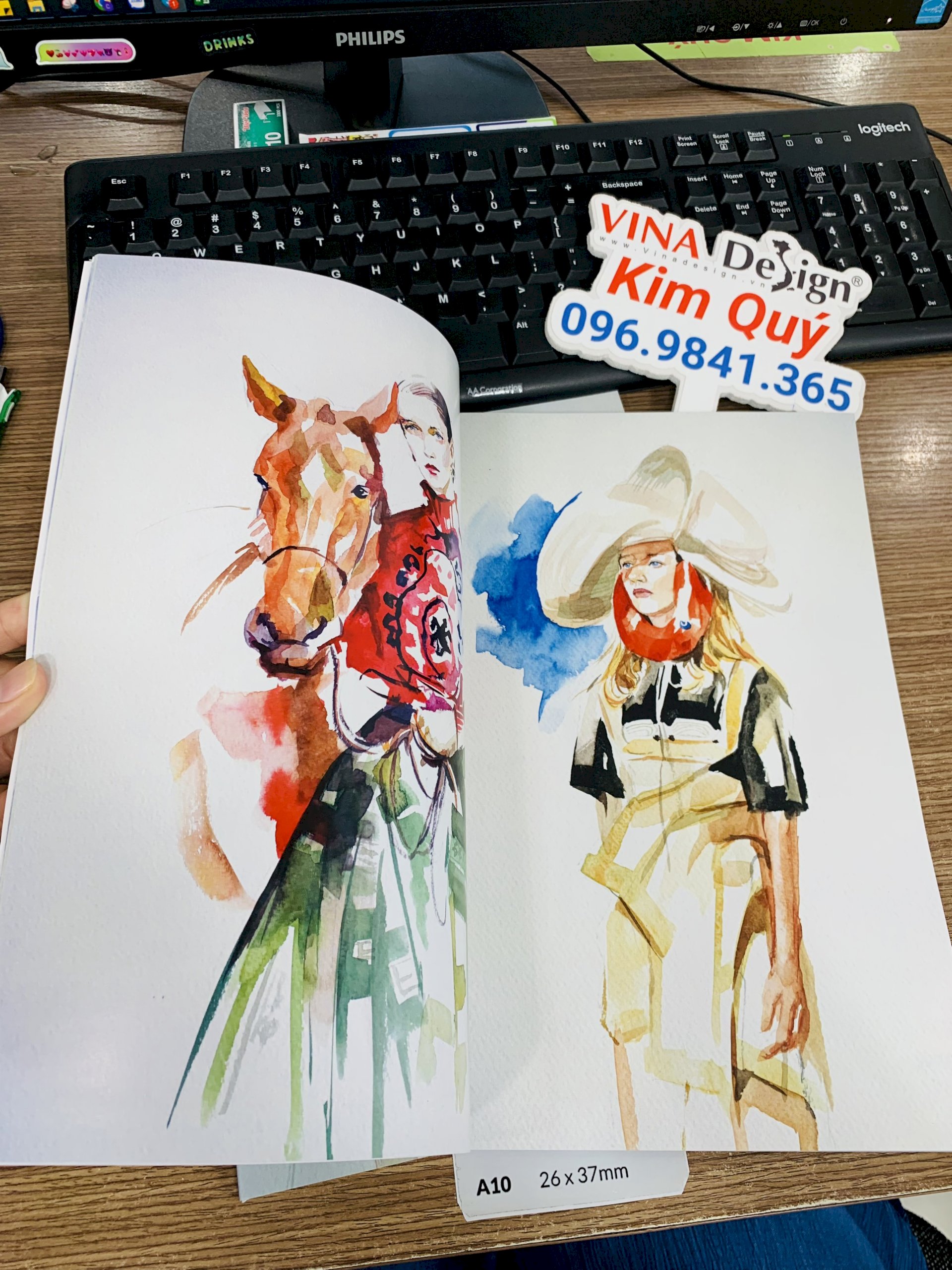 In portfolio catalogue Fashion Illustration Projects số lượng ít - VND537 - Ảnh: 2