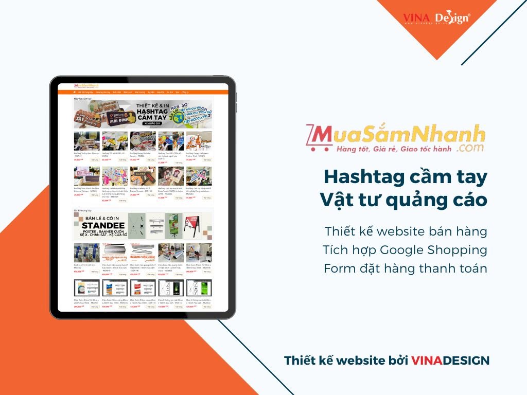 Thiết kế website bán hàng trực tuyến