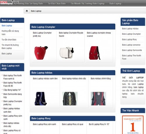 Balo Laptop - BaloLaptop.TheGioiLapTop.com.vn