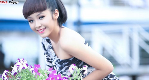 Bảo Trân, tự tin khoe vẻ đẹp con gái