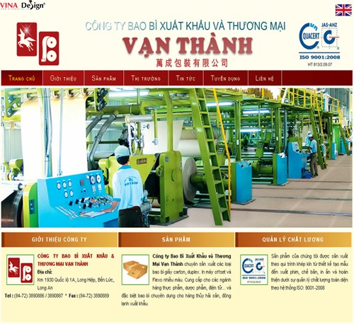 Công ty Bao bì xuất khẩu và thương mại Vạn Thành