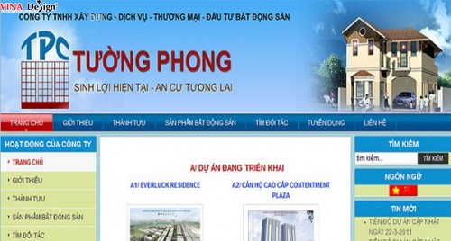 Công ty Xây dựng đầu tư bất động sản Tường Phong