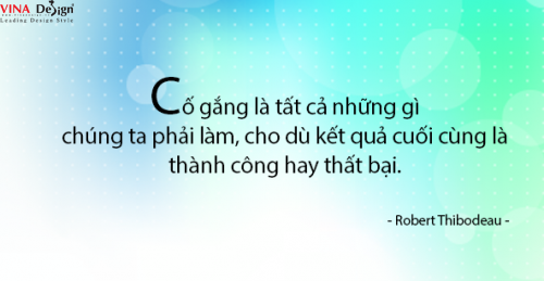 Hãy luôn cố gắng, cho dù là thành công hay thất bại