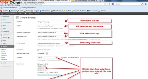 Hướng dẫn cấu hình title, meta title, link thân thiện, cài đặt template của wordpress