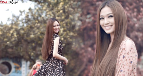 Khánh My, khoe ảnh bên Hồ Gươm