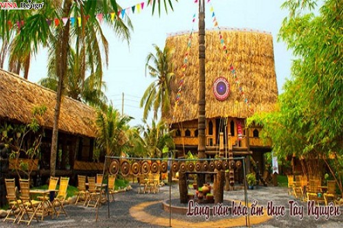 Làng ẩm thực Tây Nguyên du lịch Bình Quới Thanh Đa