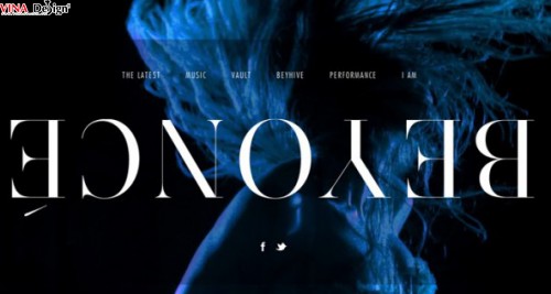 Màn trình diễn của các trang web được dựa trên màu đen.