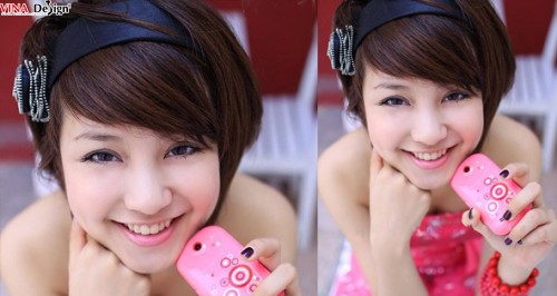 Ngắm hot girl Mi Vân