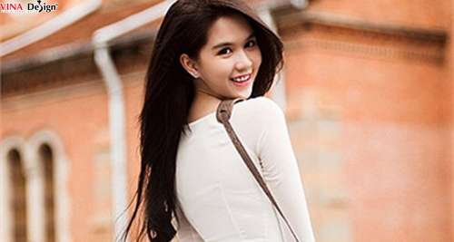 Ngọc Trinh, đẹp rạng ngời với áo dài