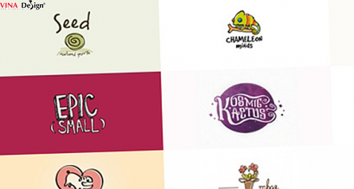 Những mẫu logo mang phong cách vẽ tay