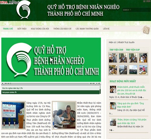 Quỹ hỗ trợ bệnh nhân nghèo Tp. Hồ Chính Minh