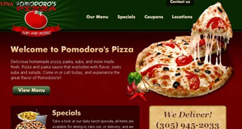 Sắc đỏ trong thiết kế web