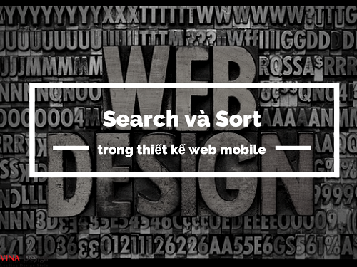 Search và Sort trong thiết kế web mobile