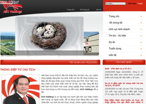 Tập đoàn ASV HOLDINGS