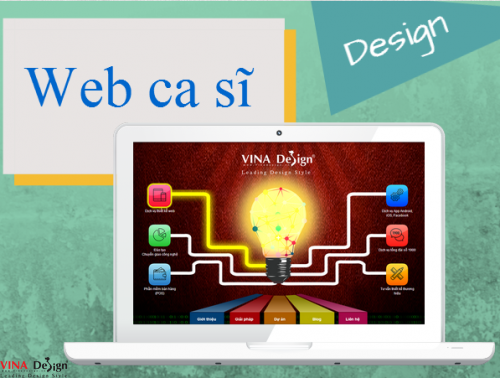 Thiết kế web ca sĩ