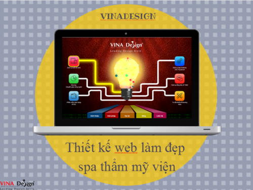 Thiết kế web làm đẹp spa thẩm mỹ viện