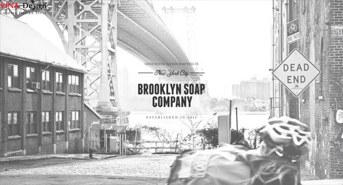 Thiết kế web sử dụng hình nền lớn