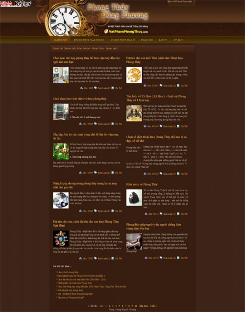 Top 10 Google - Phong Thủy Đông Phương