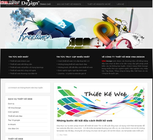 Thiết kế web VINADesign