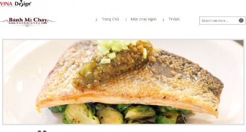 Thiết kế website Bánh mì chay - Banhmichay.com