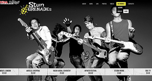 Thiết kế website ca sĩ