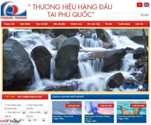 Thiết kế Website Công Ty Cổ Phần Du Lịch Phú Quốc – www.PhuQuocTourism.com.vn