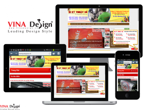 Thiết kế website In Ấn Quảng Cáo - inanquangcao.vn