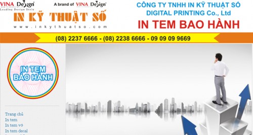 Thiết kế website In Tem Bảo Hành - www.Intembaohanh.com.vn