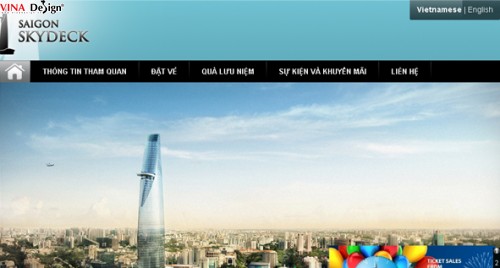 Thiết kế website Saigon Skydeck - www.saigonskydeck.com