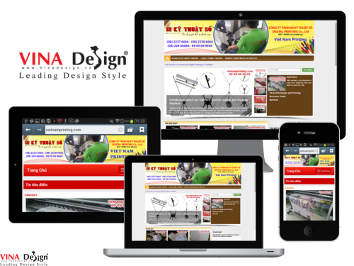 Thiết kế website Viet Nam Printing - vietnamprinting.com