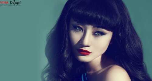 Trà My xinh đẹp khi diện váy của Đỗ Mạnh Cường