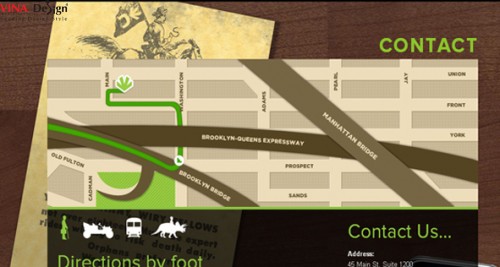 Trang liên hệ trong thiết kế website