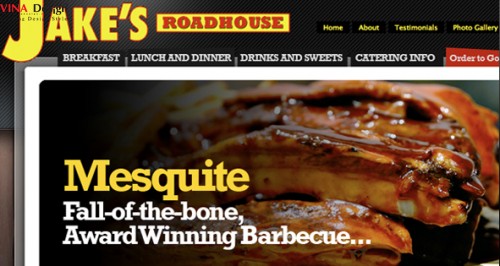 Trang web đẹp cho Nhà hàng