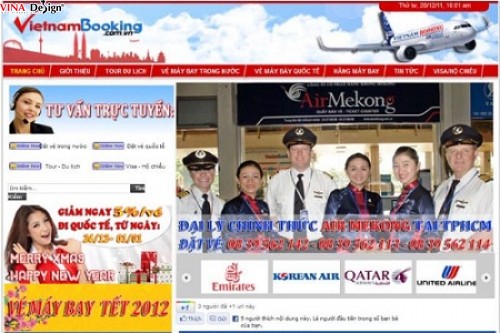 Vietnambooking - chuyên bán vé máy bay trực tuyến