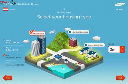 Website của Samsung mang đến cho bạn 1 luồng không khí trong lành