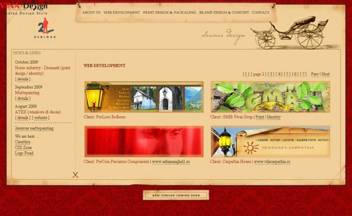 Website với thiết kế đồ họa tuyệt vời