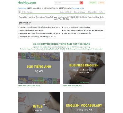 Thiết kế website học online, dạy học trực tuyến