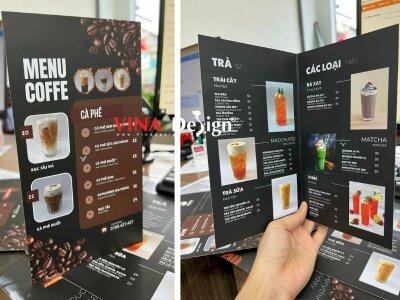 In menu bìa cứng theo yêu cầu TPHCM
