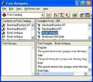 Bitstream Font Navigator là gì? Ưu nhược điểm khi quản lý font chữ bằng Bitstream Font Navigator