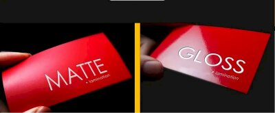 So sánh cán bóng và cán mờ trong in ấn 