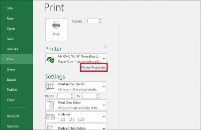 Cách in 2 mặt trong Excel 2013 đơn giản nhất