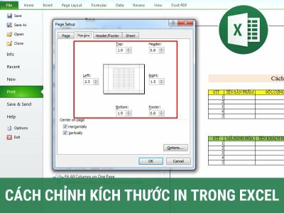Cách chỉnh lề in trong Excel đơn giản, nhanh chóng