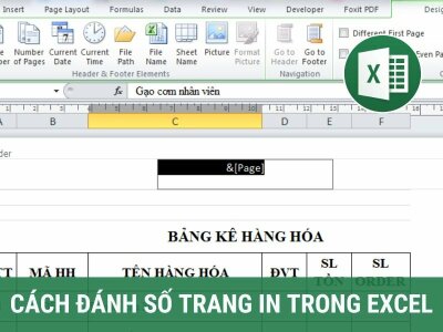 Cách đánh số trang in trong Excel đơn giản nhất 