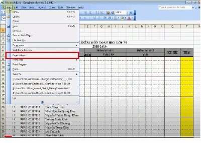 Cách in Excel ngang vừa trang giấy A4 đơn giản nhất
