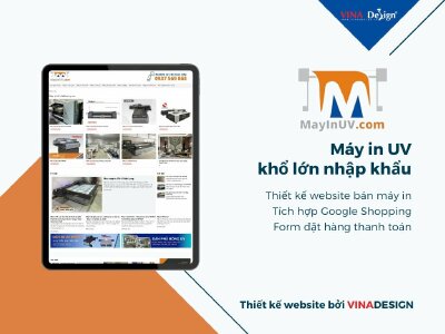 Thiết kế website máy in UV