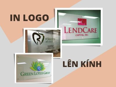 In logo lên kính theo yêu cầu, giá rẻ, đẹp tại TPHCM