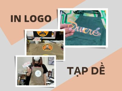 Tạp dề in logo theo yêu cầu, giá rẻ, đẹp tại TPHCM